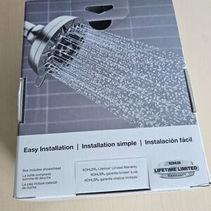 KOHLER Radiate 5-Spray 4.7. " Wall Mount Shower Heads in Brushed Nickel
